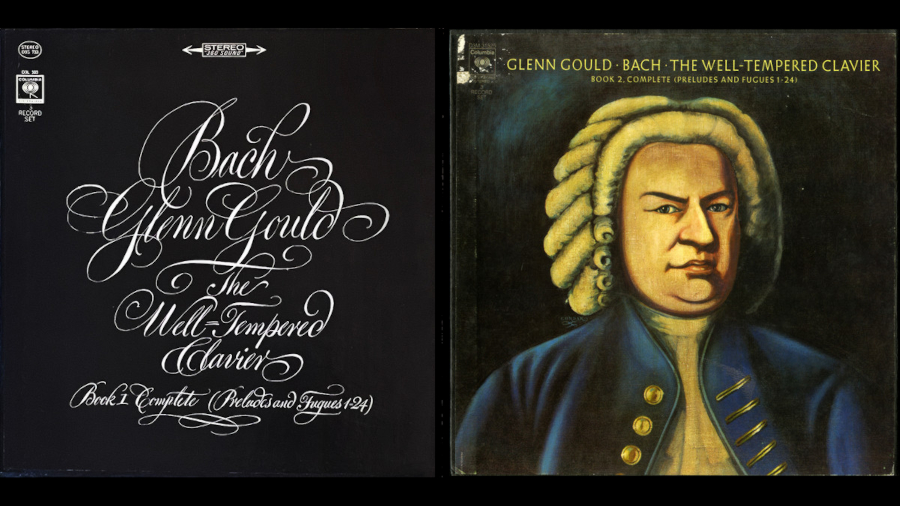 Johann Sebastian Bach, The Well Tempered Clavier Book I (Columbia Masterworks D3L 333, 1965) and The Well Tempered Clavier Book 2 (Columbia Masterworks D3M 31525, 1972); Glenn Gould